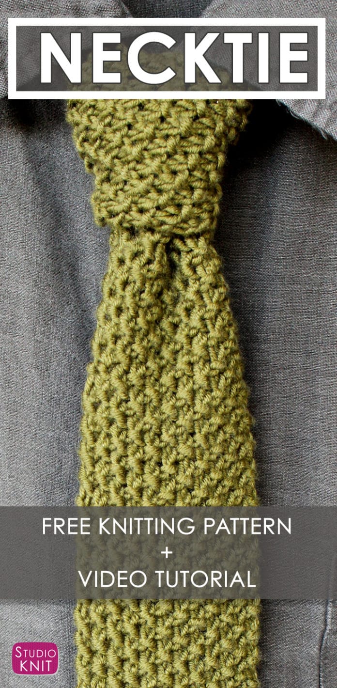 stone knitted tie