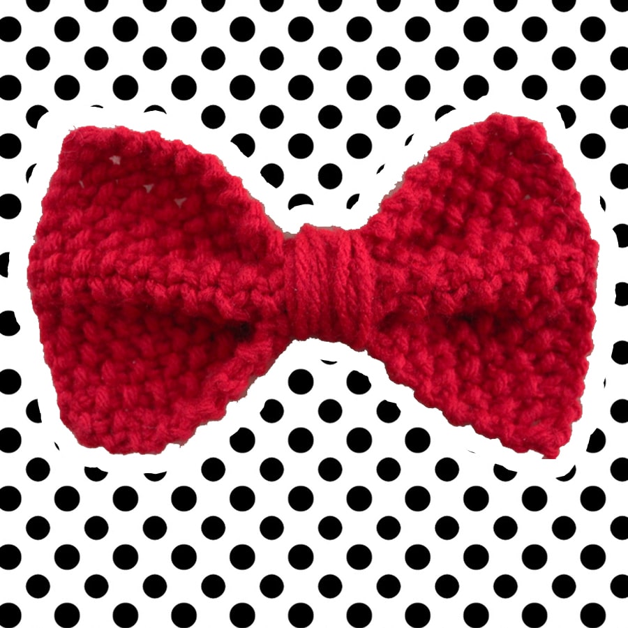 How to Knit a Bow Seed Stitch Bow Pattern with Video Tutorial