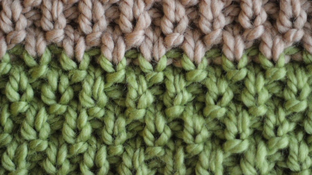 How to Knit the Irish Moss Knit Stitch Pattern with Video Tutorial ...