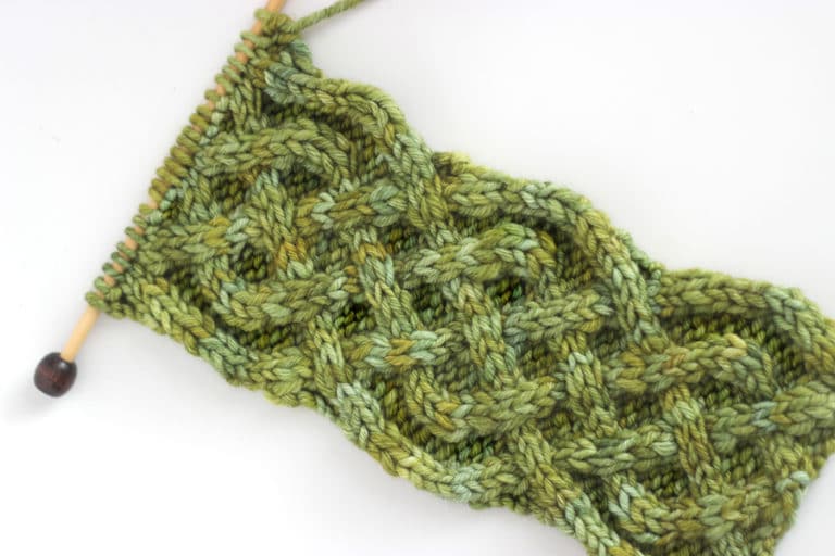 How to Knit the Celtic Cable Saxon Braid Stitch Pattern with Video