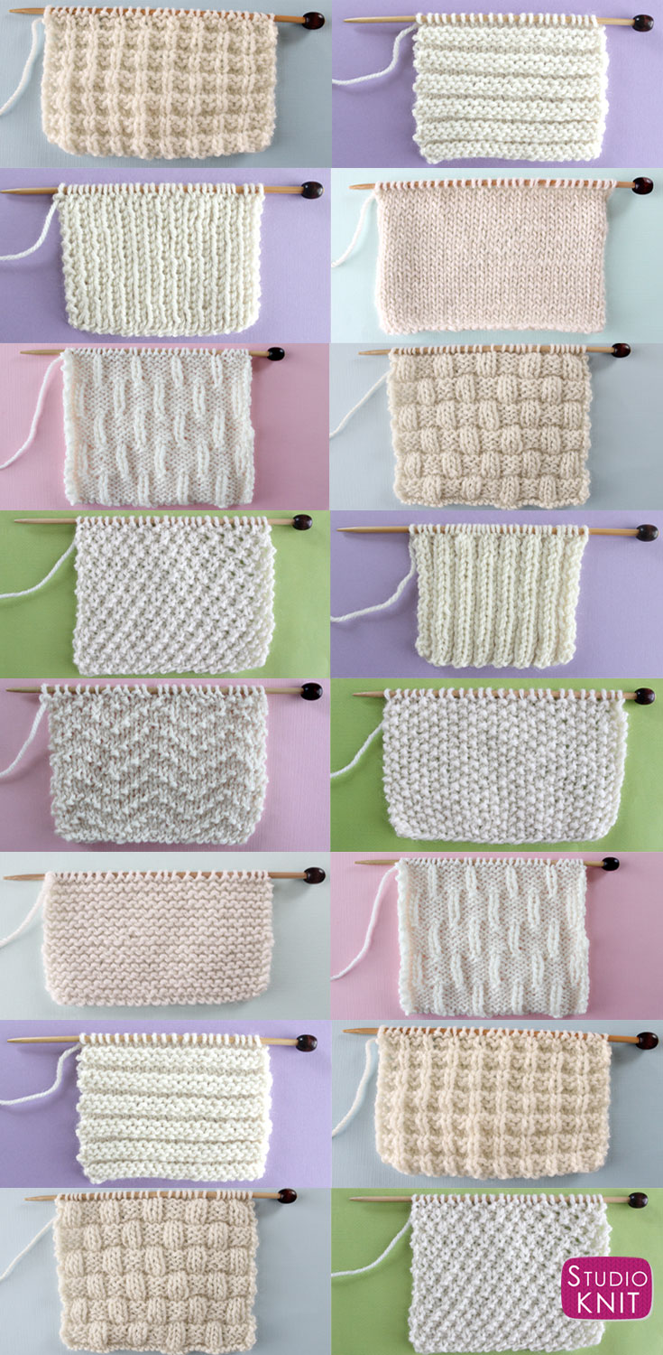 Knit Purl Stitch Patterns