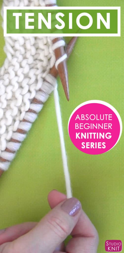 Knitting Tension Help (Knitting Technique) Studio Knit