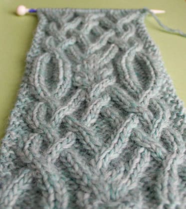 Fancy Celtic Cable Knitting Pattern - Studio Knit