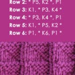 Flag Knit Stitch Free Pattern with Video Tutorial by Studio Knit