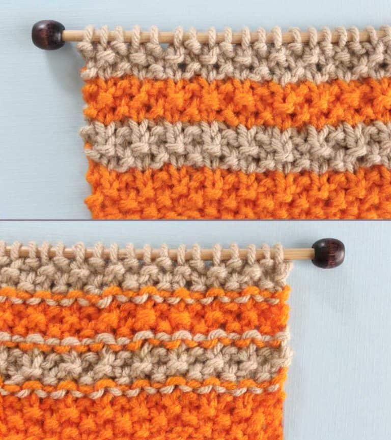 How to Remove Purl Dash Lines (Knitting Technique