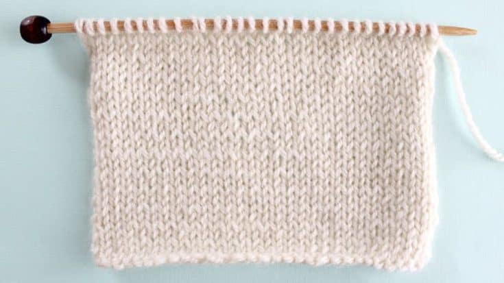Stockinette Stitch Knitting Pattern Studio Knit