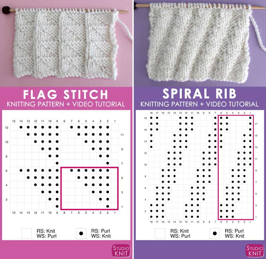 How to Read a Knitting Chart for Absolute Beginners - Studio Knit