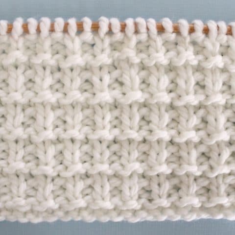 Hurdle Stitch Knitting Pattern for Beginners | Studio Knit