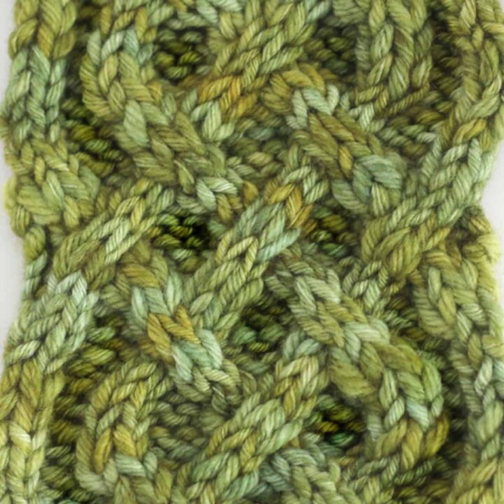 Celtic Cable Saxon Braid Stitch Pattern