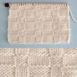 Wide Basketweave Stitch Knitting Pattern