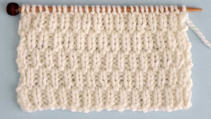 Long Raindrops Stitch Knitting Pattern Studio Knit