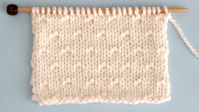 Simple Seed Stitch Knitting Pattern Studio Knit