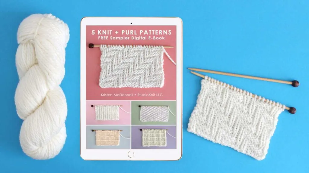 Knit Stitch: 50 Knit and Purl Pattern Books by Studio Knit