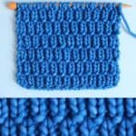 Long Raindrops Stitch Pattern