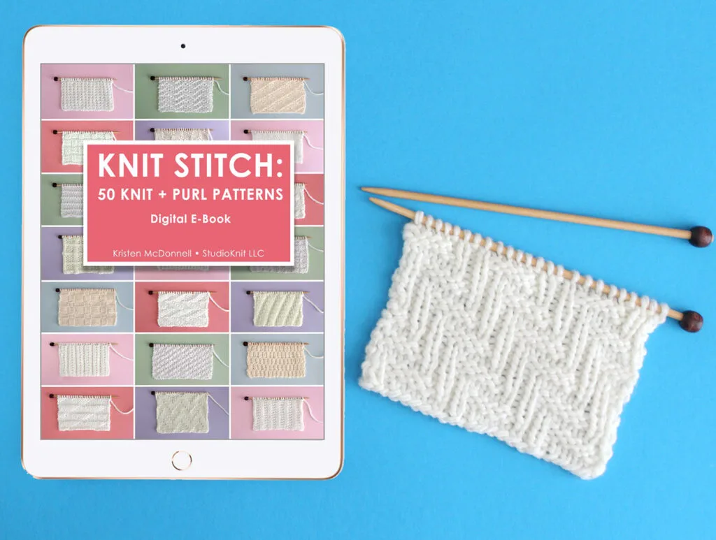 50 Knit Stitches// Knit Pattern Book // Knit Stitches Pattern// E