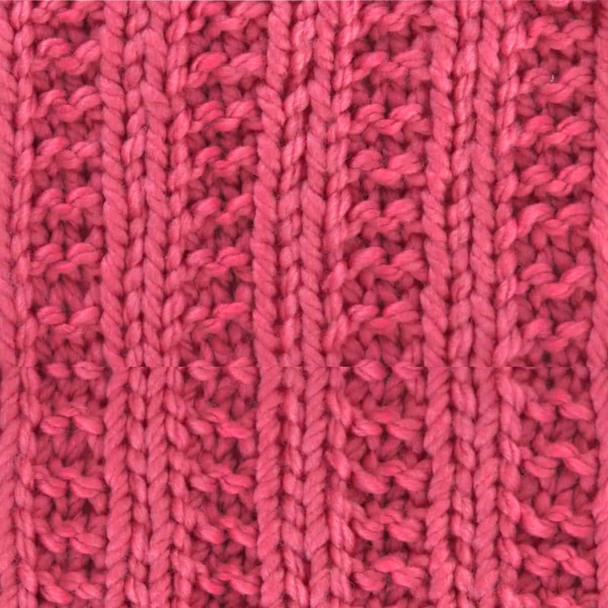 Garter Ribbing Stitch Knitting Pattern | Studio Knit