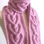 Heart Cable Knit Pattern by Studio Knit