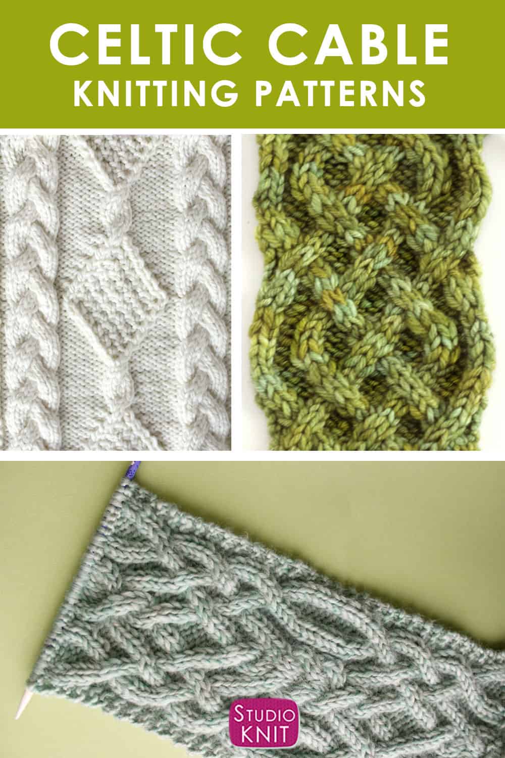 Lucky Celtic Cable Knitting Patterns Studio Knit