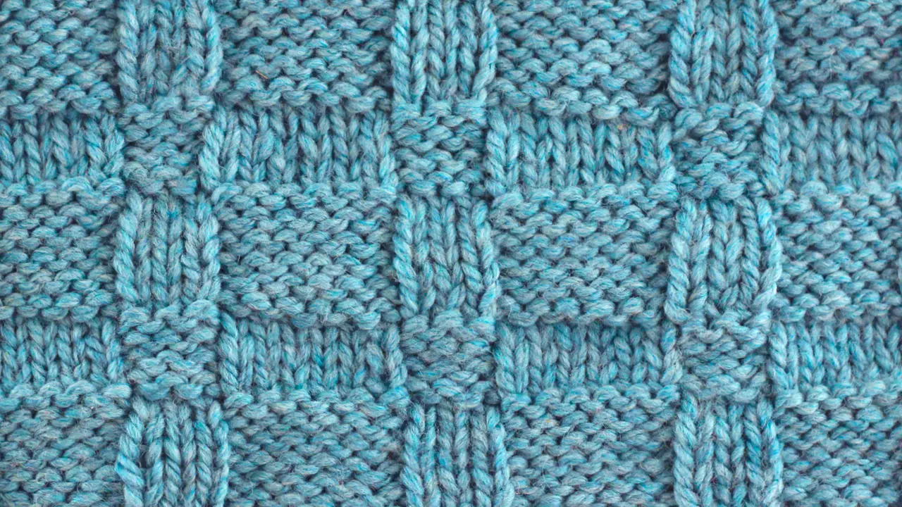 How to Knit Basket Weave Stitch