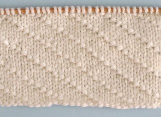 Knit purl knit purl pattern