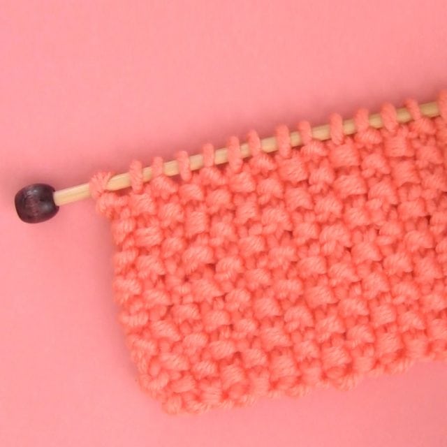 Easiest Seed Stitch Knitting Pattern for Beginners | Studio Knit