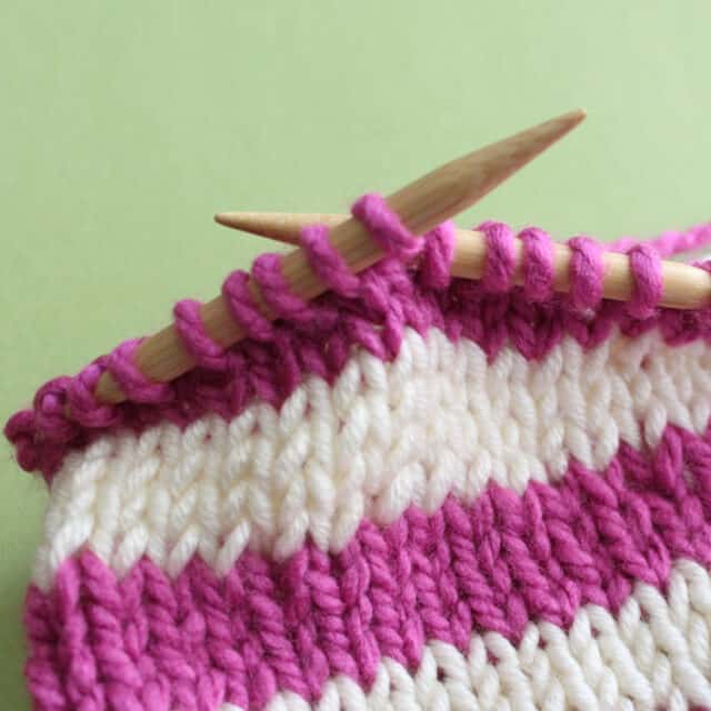 How to Knit Jogless Stripes in the Round Studio Knit