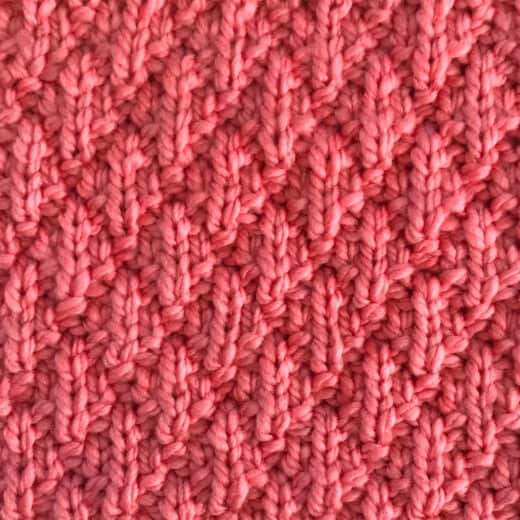 Seersucker Stitch Knitting Pattern for Beginners - Studio Knit