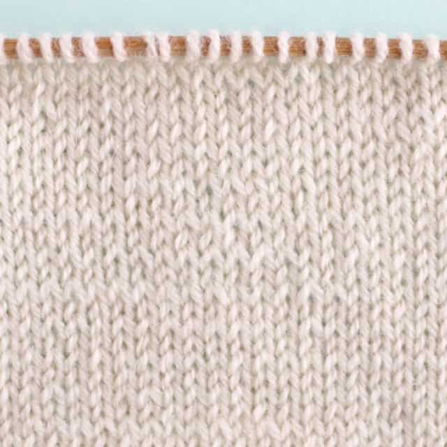 Stockinette Stitch Knitting Pattern for Beginners - Studio Knit