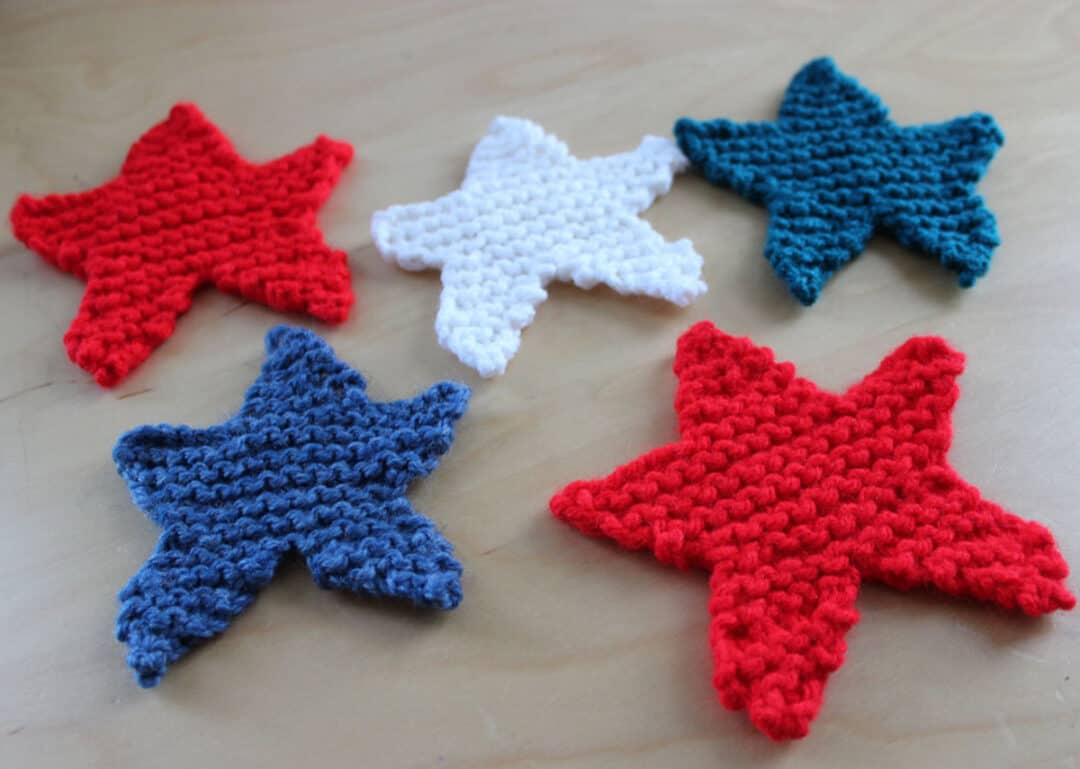 Star Knitting Pattern Patriotic Shape Studio Knit