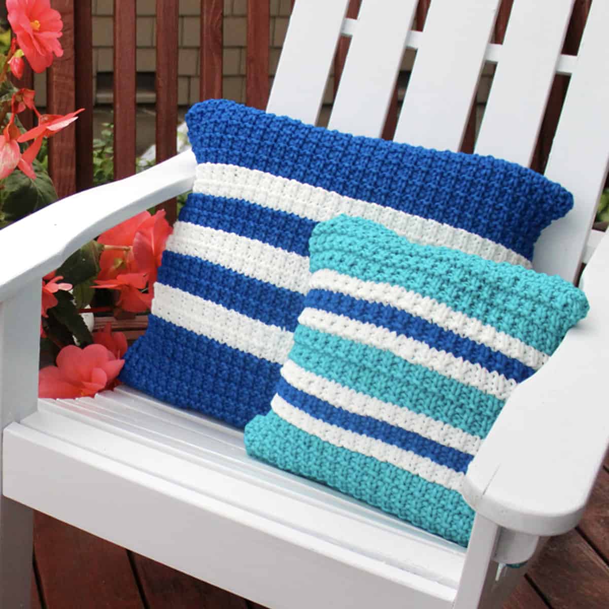 Knit a Pillow in Hurdle Stitch (Knitting Pattern) Studio Knit