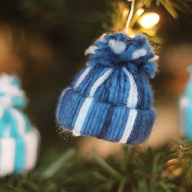 knit cap ornament