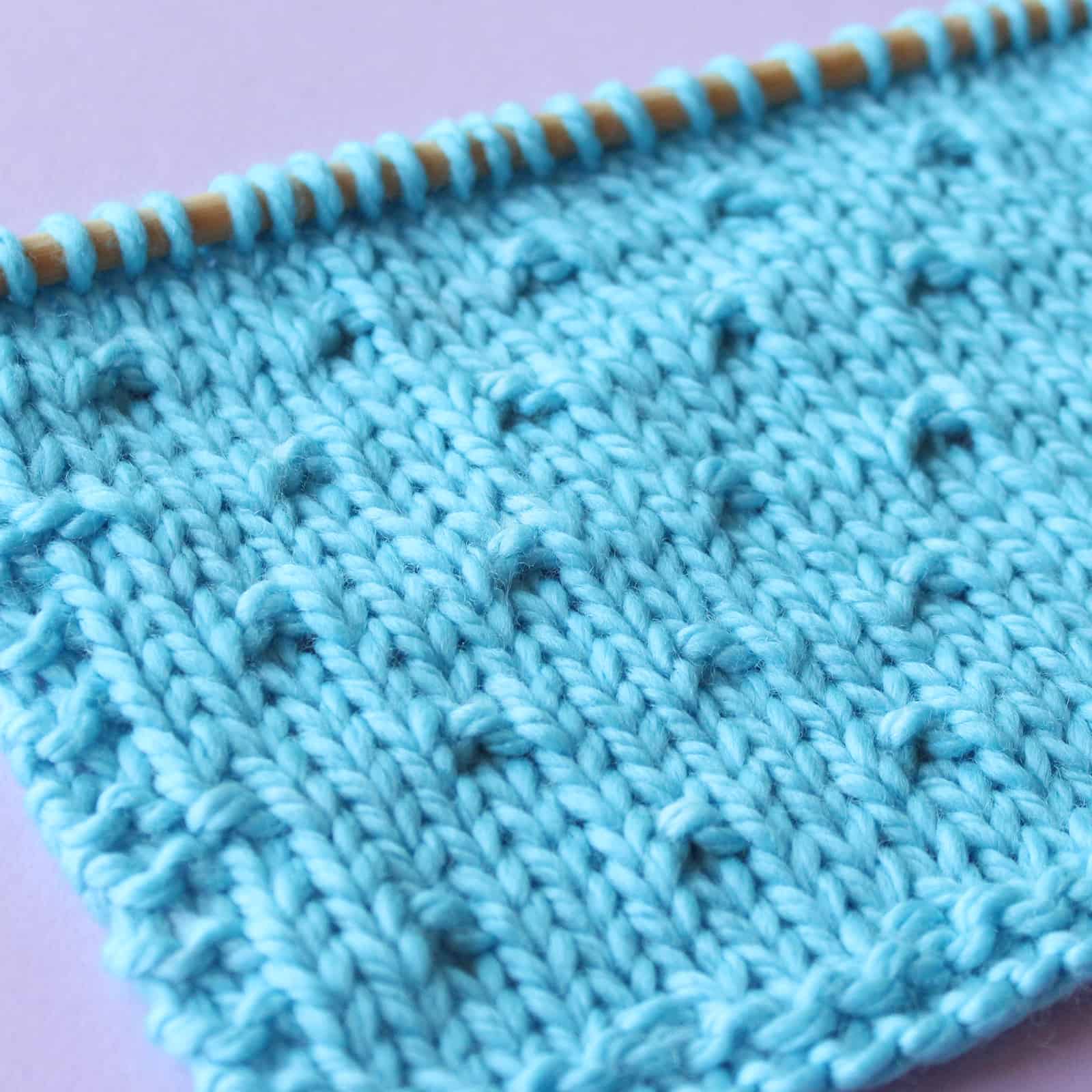 Simple Seed Stitch Knitting Pattern Studio Knit