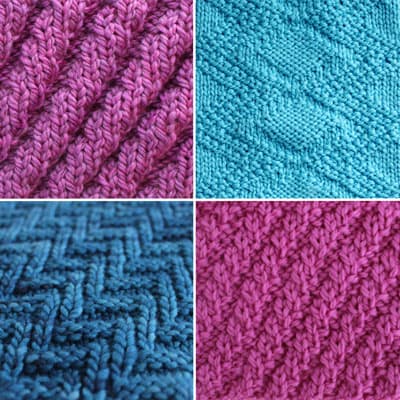 Knit Stitch Book: 50 Knit + Purl Patterns - Studio Knit