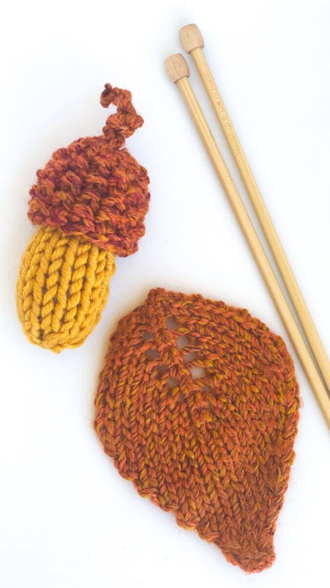 How to Knit an Acorn Knitting Pattern Studio Knit