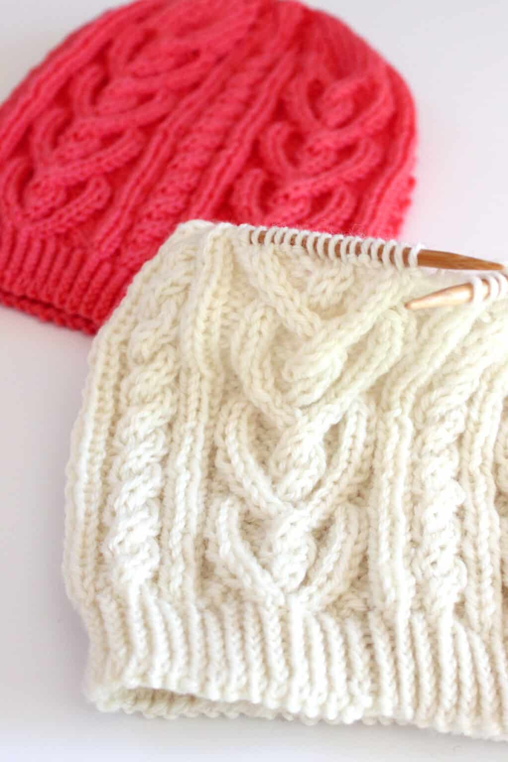 Celtic Cable Heart Stitch Knitting Pattern - Studio Knit