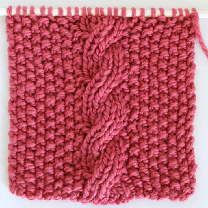 Learn how to cable knit in less than 6 minutes