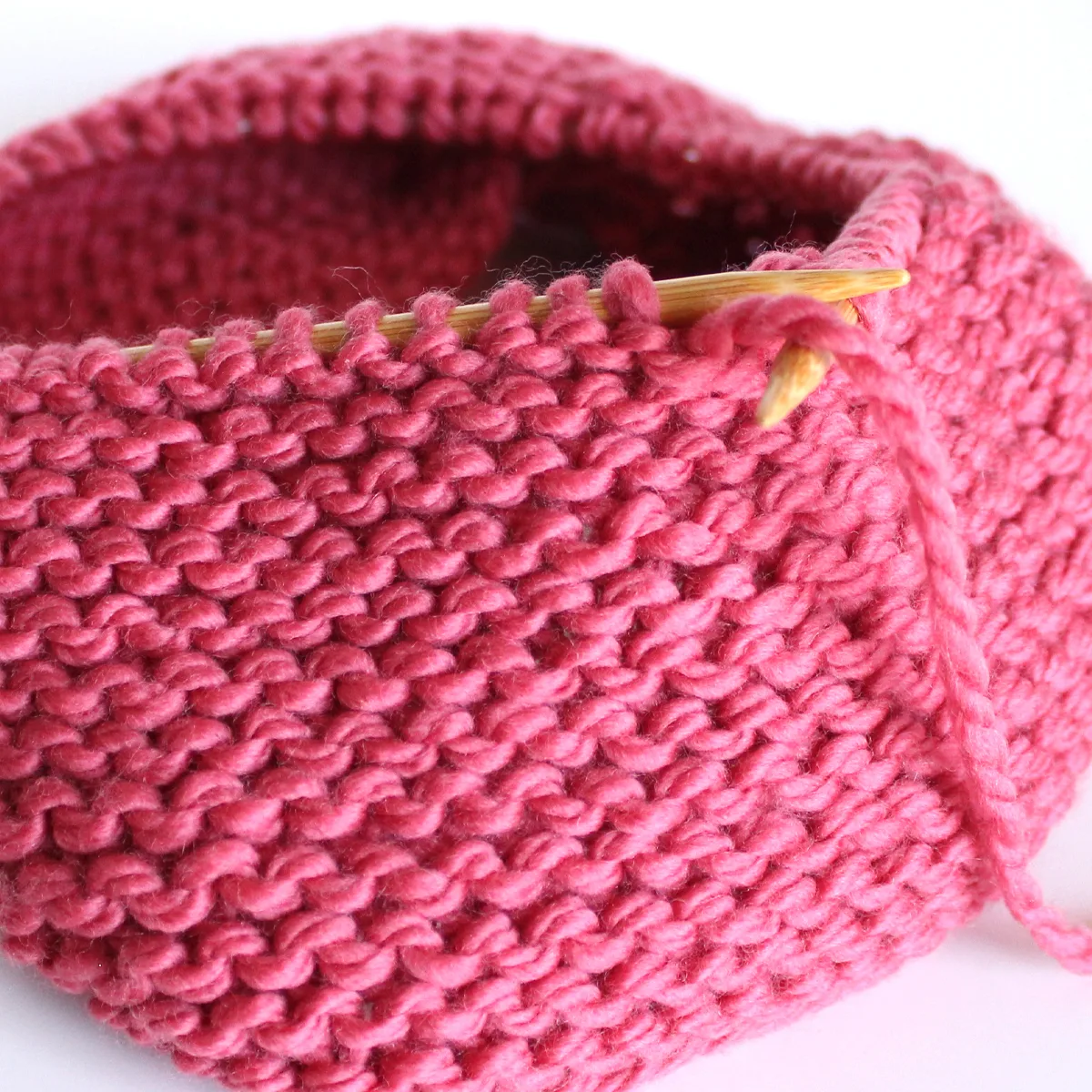 Garter Stitch Knitting Pattern for Beginners - Studio Knit
