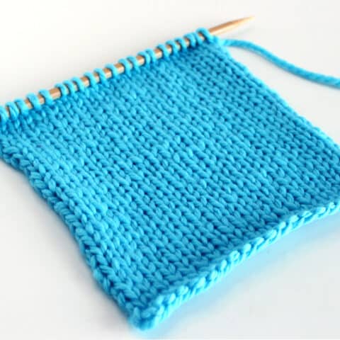 Stockinette Stitch Knitting Pattern for Beginners – Studio Knit