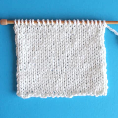 Stockinette Stitch Knitting Pattern For Beginners - Studio Knit