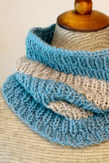 Long Raindrops Stitch Knitting Pattern for Beginners - Studio Knit