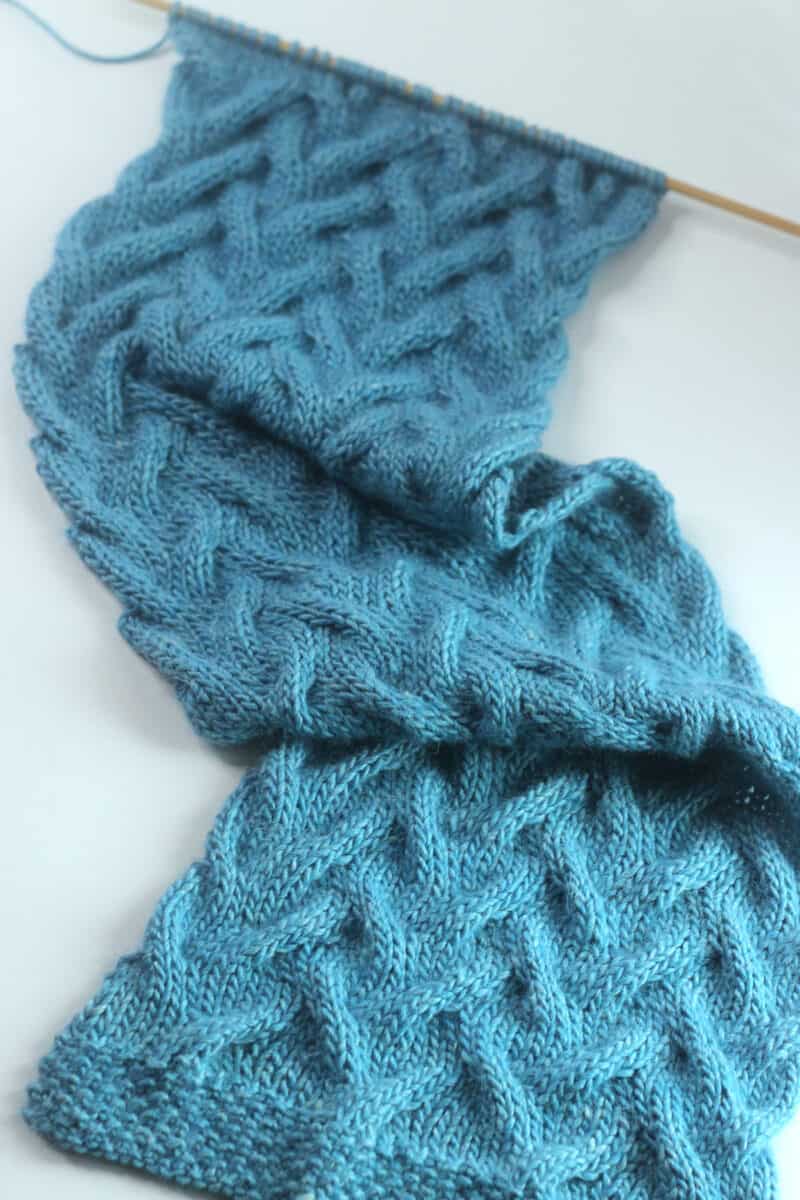 Sand Cable Stitch Knitting Pattern - Studio Knit