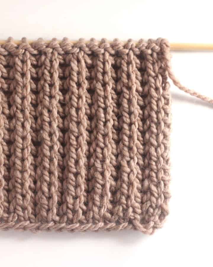 Fisherman’s Rib Knit Stitch Pattern - Studio Knit