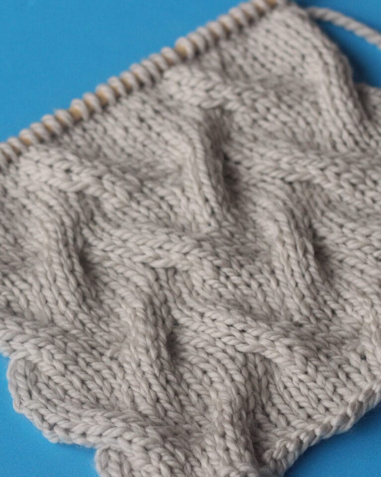 Sand Cable Stitch Knitting Pattern - Studio Knit