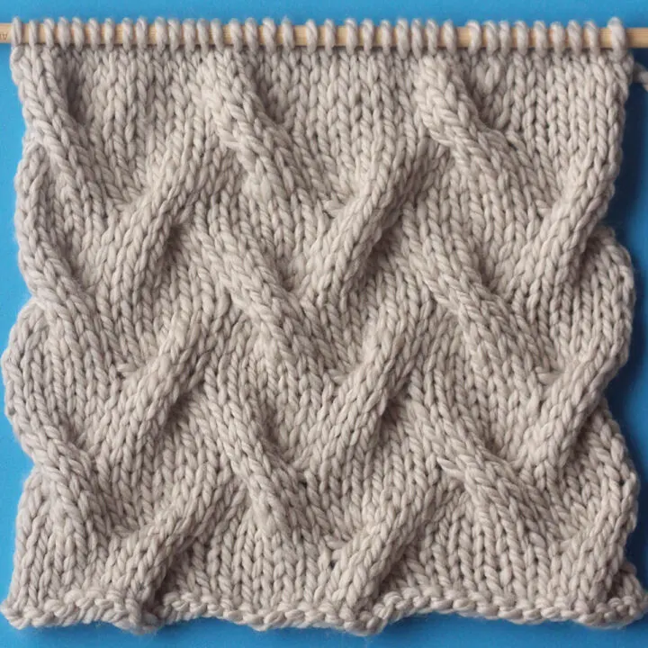 Cable Stitch Dishcloth { 2 Free Patterns}