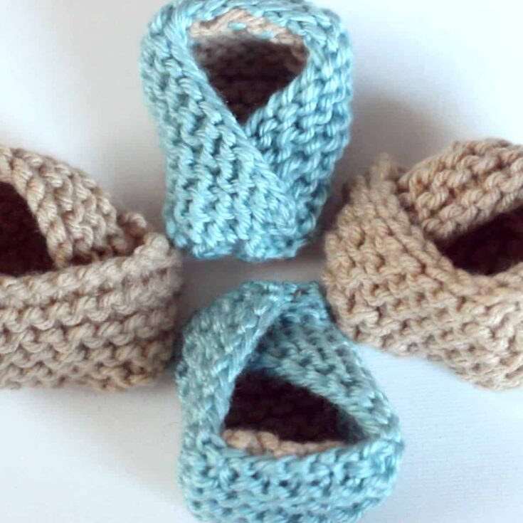 Easy baby booties knitting fashion patterns for beginners