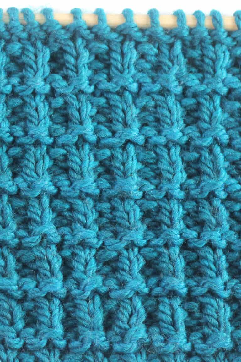 Hurdle Stitch Knitting Pattern for Beginners - Studio Knit